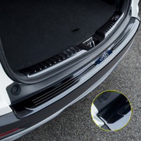 小忙牛（Mcow）小忙牛改装适用17-2019款本田CRV后护版 新CRV改装专用 美观防刮 外置 黑钛拉丝 黑标1件装