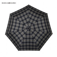 玛丽亚.古琦 玛丽亚古琦 MARJA KURKI 雨伞三折自动伞 格子 棕绿色