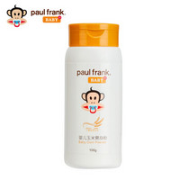 大嘴猴（ paulfrank）婴儿玉米爽身粉润肤宝宝护肤新生幼儿保湿热痱粉儿童不含滑石粉带粉扑痱子粉100g