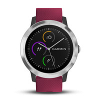 佳明（GARMIN）VA3T 红色 智能手表 男女跑步腕表 骑行瑜伽户外运动表 睡眠监测防水心率表