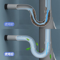 京惠思创 JH9015 管道疏通清洁棒下水道用一疏百通日本强力多用型家用厨房神器 清洁棒8盒装