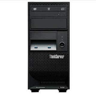 联想（ThinkServer）TS250 塔式服务器 (E3-1225V6/16GB/2x1T SATA 非热插拔/DVD）改配  K