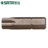 世达（SATA）59242 5件套6.3MM系列25MM长中孔花形旋具头TT10