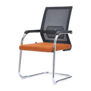 奈高办公电脑椅职员老板家用椅子靠背主播电竞椅会议培训弓形椅-橘座