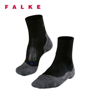 FALKE 德国鹰客 TK2 Short Cool系列 丙纶 Men Trekking男袜专业运动袜 黑色black-mix 42-43 16154-3010