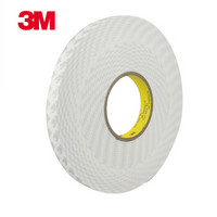 3M CIP66白色双面强力泡棉胶带 双面胶 单卷装（20mm*30m）家居 装修装饰 广告 车用 办公 无痕 耐水 耐用