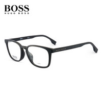 雨果博斯（HUGO BOSS）眼镜框 近视眼镜架超轻全框光学镜架男女款黑色眼镜 BOSS 1023/F-807-53
