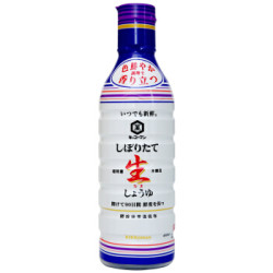 KIKKOMAN 日本原装进口 万字 日式寿司刺身酱油 寿喜锅酱油调味料汁 鲜榨生抽酱油450ml