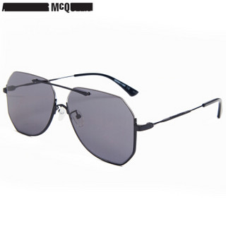 开云眼镜 麦昆（MCQ） 男女款墨镜 灰色镜片黑色镜框眼镜 太阳镜 MQ0213SA-001 62mm