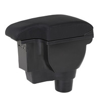 十虎2017款悦达新K2真皮扶手箱东风悦达起亚三箱两箱MT专车专用原装免打孔福瑞迪老K2汽车储物箱