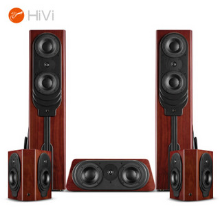 惠威 HiVi D5HT(BD)5.2声道 家庭影院组合套装 电视音响 客厅电影音箱 偶极双极 杜比环绕声落地音响