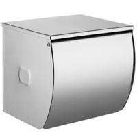 科固（KEGOO）K05019 防水厕纸盒卫生间厕所纸巾盒 304不锈钢浴室挂件带置物厕纸架