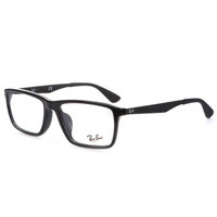Ray-Ban 雷朋时尚近视光学镜架黑色板材眼镜框眼镜架 RB7056F 2000 55mm