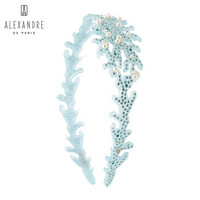 ALEXANDRE DE PARIS玉珊瑚系列发箍头箍发饰头饰 AHB-17182-02 C 蓝色