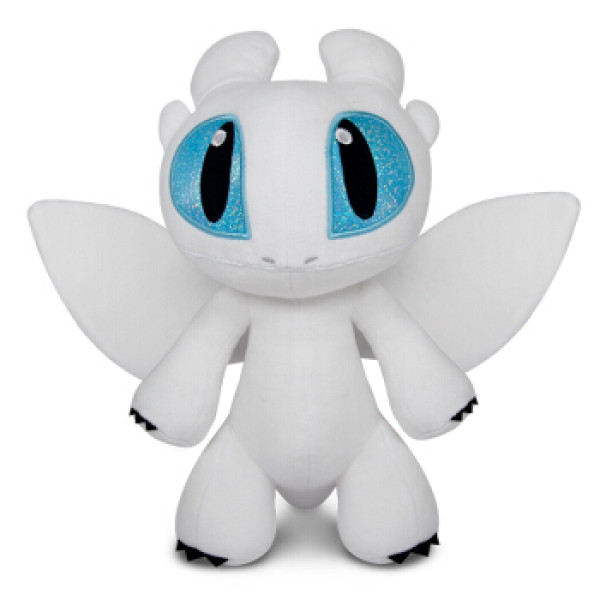 长亿毛绒玩具驯龙高手3玩具光煞毛绒公仔白龙正版无牙仔大号可爱恐龙
