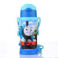 托马斯和朋友(Thomas&Friends)儿童保温杯不锈钢真空吸管杯保温水杯水壶380ml（天蓝）4223TM