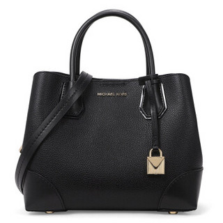 MICHAEL KORS 迈克·科尔斯 MERCER GALLERY系列 女士黑色牛皮小号托特包 30H7GZ5T1T BLACK