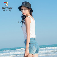 啄木鸟 TUCANO 帽子女款渔夫帽夏天韩版潮流遮阳帽 Y1-9006 黑色