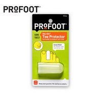 PROFOOT 硅胶脚趾保护套 高跟鞋防摩擦减震防痛隔离受伤脚指头 透明色 均码