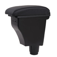 十虎2018雷诺logan卡缤真皮扶手箱雷诺kaptur手扶箱duster专车专用免打孔sandero储物箱