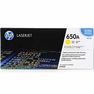 惠普（HP） CE272A 650A 黄色原装 LaserJet 硒鼓(适用CP5520;M750系列）（15000页）