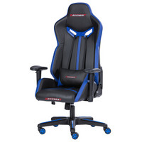 联丰（LIANFENG）电脑椅 电竞椅 游戏直播人体工学办公转椅子DS-186 蓝黑色