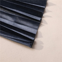 薇图 vitto 女装 2019韩版春季新款裙子时尚纯色半身裙dVT113 蓝色 均码