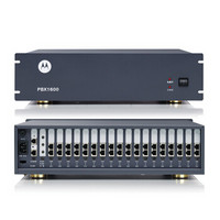 摩托罗拉(Motorola) 8进(外线)88出(分机)PBX1600(1) 机架式集团程控电话交换机(可扩) 电脑管理 远程维护