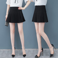 liqiao 丽乔 春夏新款女装新品半身裙女气质短裙韩版高腰显瘦百搭a字百褶裙伞裙潮 HZ2022-7907 黑色 M