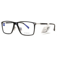 蔡司眼镜（Zeiss Eyewear）男女款 全框黑色镜框黑色镜腿眼镜框眼镜架 ZS-75005-F990 56MM