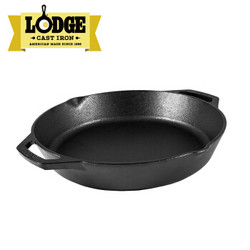 Lodge 洛矶 L10SKL 铸铁平底锅 双耳款 28cm +凑单品