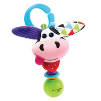 幼奇多（yookidoo）奶牛摇铃 电动玩具带音效摇铃婴幼儿手摇铃宝宝手抓毛绒男女儿童玩具 0m+ D40132