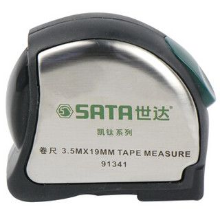 世达（SATA）91341  凯钛系列不锈钢钢卷尺3.5Mx19MM