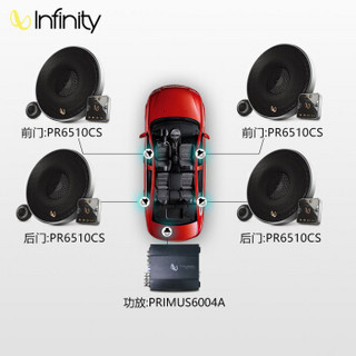 燕飞利仕 Infinity 汽车音响改装 致尚升级型 8喇叭搭配功放套装