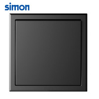 西蒙(SIMON) 开关插座面板 E3系列 一开单控开关 86型面板 荧光灰色 301011-61