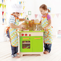 Hape美食家厨房3岁以上婴幼玩具过家家玩具厨房情景模拟多人互动类 无配件 E3101+凑单品
