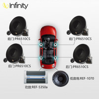 燕飞利仕 Infinity 汽车音响改装 致尚豪华型 8喇叭搭配功放低音炮套装