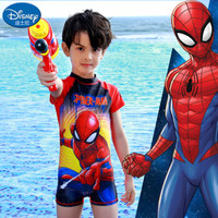 迪士尼（DISNEY）儿童泳衣 漫威复仇者联盟系列蜘蛛侠 男童连体泳衣冲浪服S19W2F0184A 红色 150