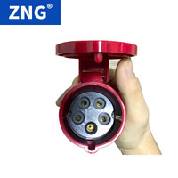 ZNG 16a5p工业连接器 380V5芯16a电缆耦合器 航空快速对接头 ZNG-2153