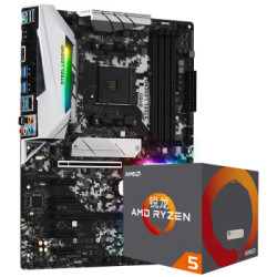 华擎(ASRock)B450 Steel Legend主板+AMD 锐龙 5 2600 板U套装