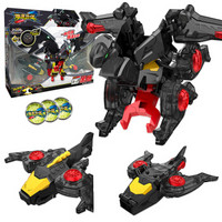 三宝 Sanbao 爆速合体变形玩具爆裂变形机甲机器人合击金刚3飞车豪华系列-黑鹰540106儿童玩具男孩礼物