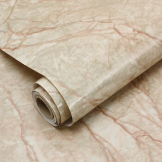 富居仿大理石纹墙贴纸瓷砖贴防水防油PVC厨房贴橱柜台面柜门家具翻新贴 