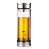 富光 TGDX-380A 高硼硅玻璃杯  380ml 黑色