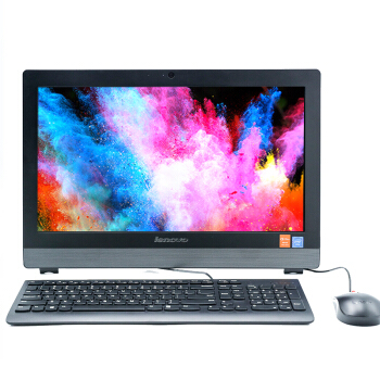 联想（Lenovo）扬天S2010系列19.5英寸商用办公一体机电脑 J3060 2G 500G硬盘 集显 相框式底座 无线 摄像头