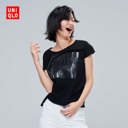 优衣库 UNIQLO 优衣库  419379  Super Geo 印花T恤