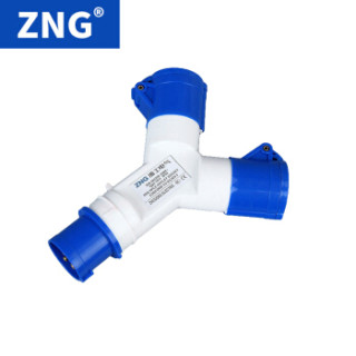ZNG 多功能工业插座32a3p 单相三孔32a多头转换母座两通ip44 ZNG-2022
