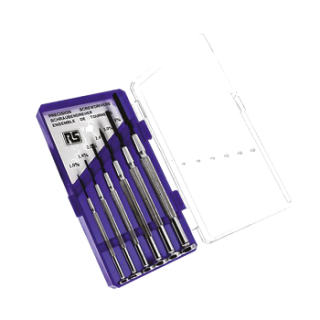 RS Pro欧时 6件装 精密 钢 一字 螺丝刀套件