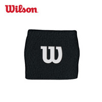 威尔胜（Wilson）WR5602700 护腕 WRISTBAND 护腕 腕部运动护具  黑色