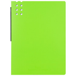 fizz 飞兹 FZ102014 资料册插袋文件夹 A4/40页 绿色