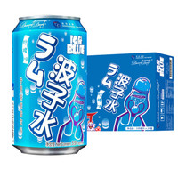 EDO Pack波子水碳酸饮料330ml*24罐 柠檬口味网红爆珠汽水